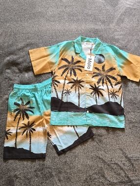 Molo Kids Tropical Palm 2-Piece Matching Set
